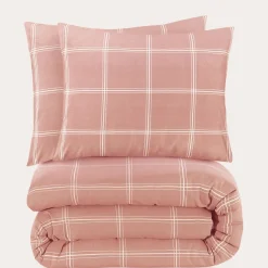 Online NOUS Living Katoenen Dekbedovertrek Lits-Jumeaux Line Check (240X220 Cm)