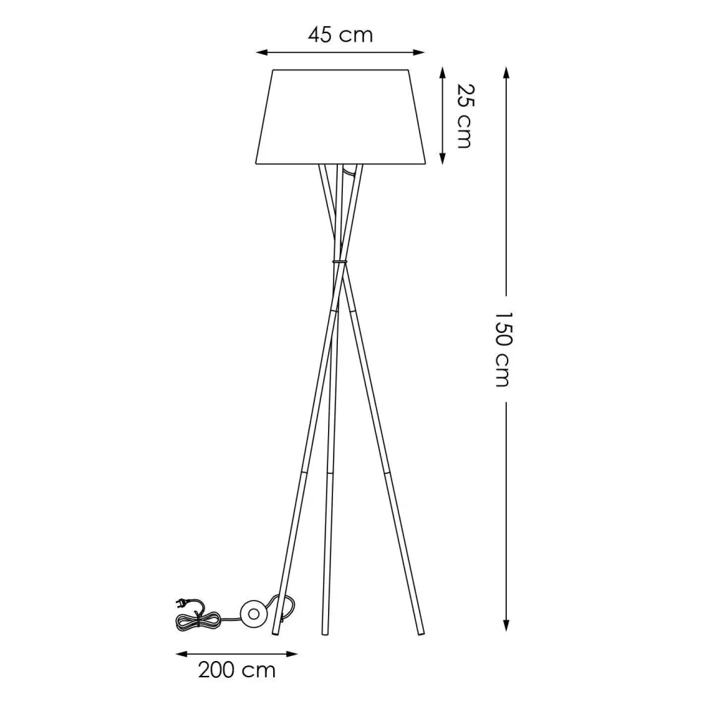 Sale NOUS Living Vloerlamp Didier (O45 Cm)