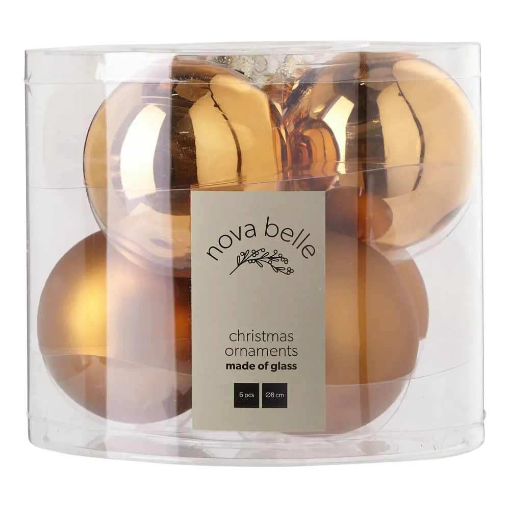 Flash Sale Nova Belle Kerstbal (Set Van 6) (O8 Cm)