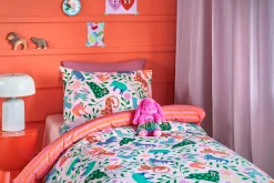 Cheap Oilily Katoenen Dekbedovertrek Baby Happy Zoo (100X135 Cm)