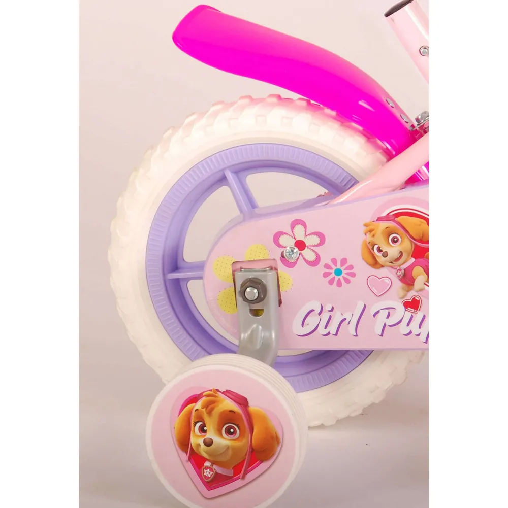 Kinderfiets 10 Inch Roze|Paw Patrol Shop