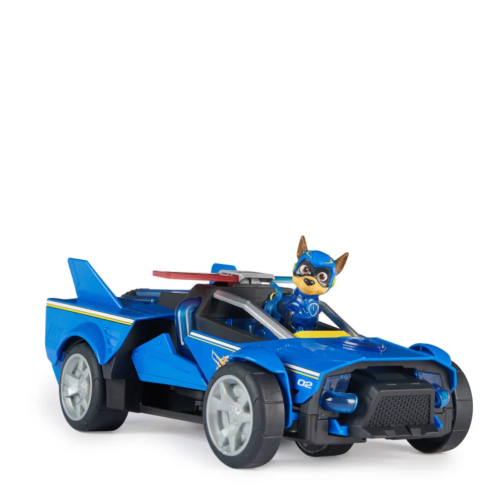 The Mighty Movie Chase'S Transformerende Raceauto Met Licht En Geluid Met Chase|Paw Patrol Discount