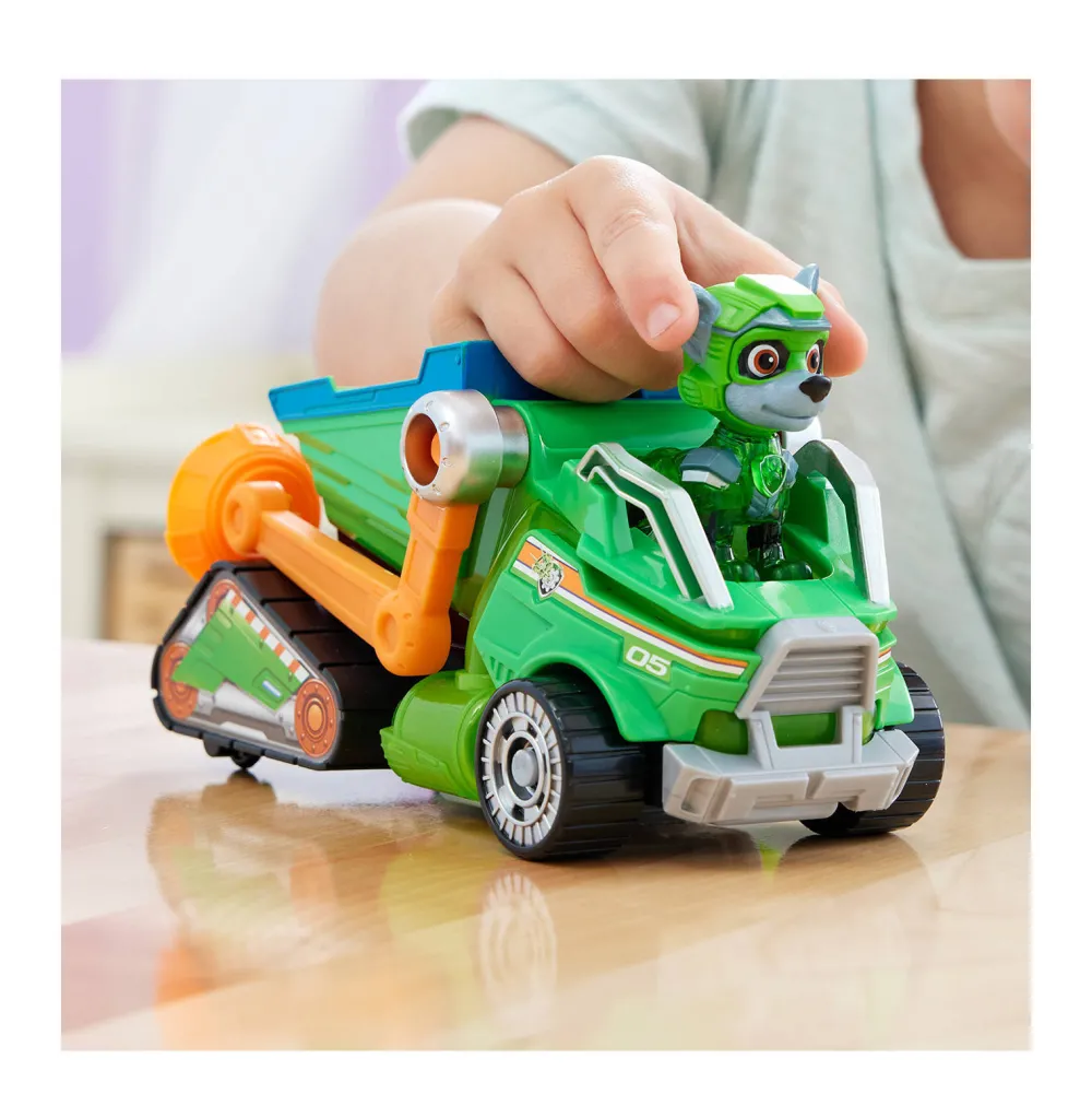 The Mighty Movie Vuilniswagen Met Rocky Actiefiguur Licht En Geluid|Paw Patrol Cheap