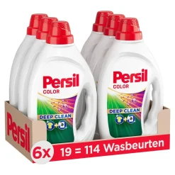 Best Persil Gel Color - Vloeibaar Wasmiddel - Gekleurde Was - Voordeelverpakking - 6 X 19 Wasbeurten - 114 Wasbeurten