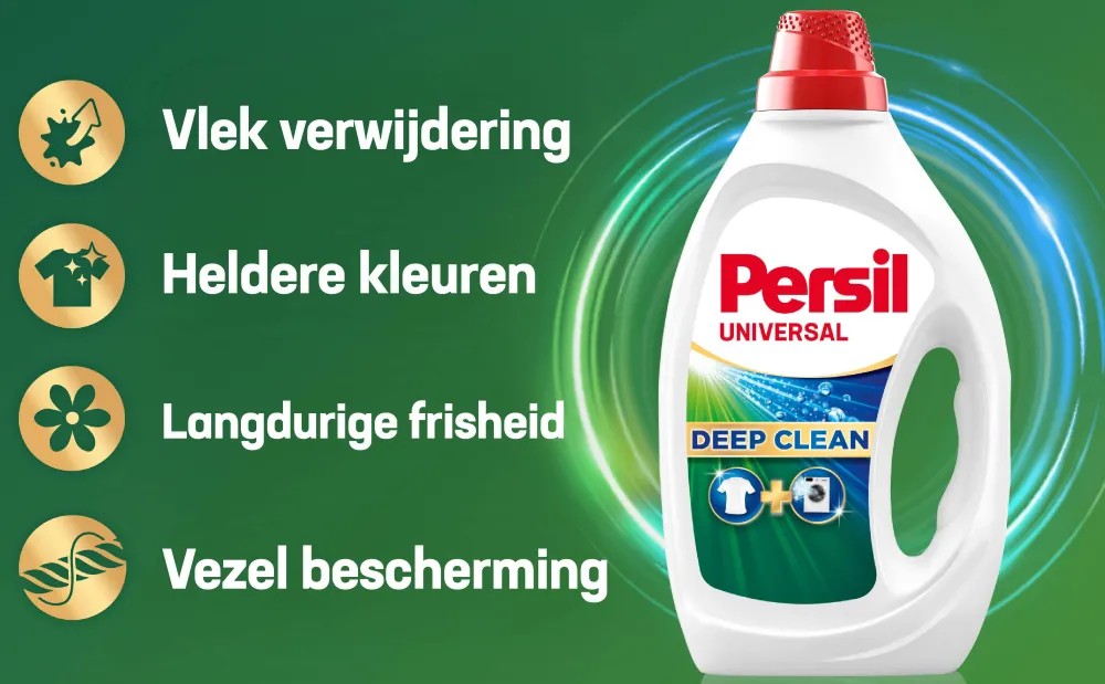 Clearance Persil Gel Universal - Vloeibaar Wasmiddel - Universal - Voordeelverpakking - 6 X 19 Wasbeurten - 114 Wasbeurten