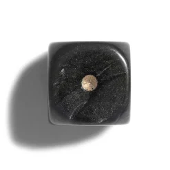 Parelmoer Zwart Dobbelstenen 12Mm 36St. Dobbelstenen 36 Stuks (Parelmoer Zwart)|Philos Outlet