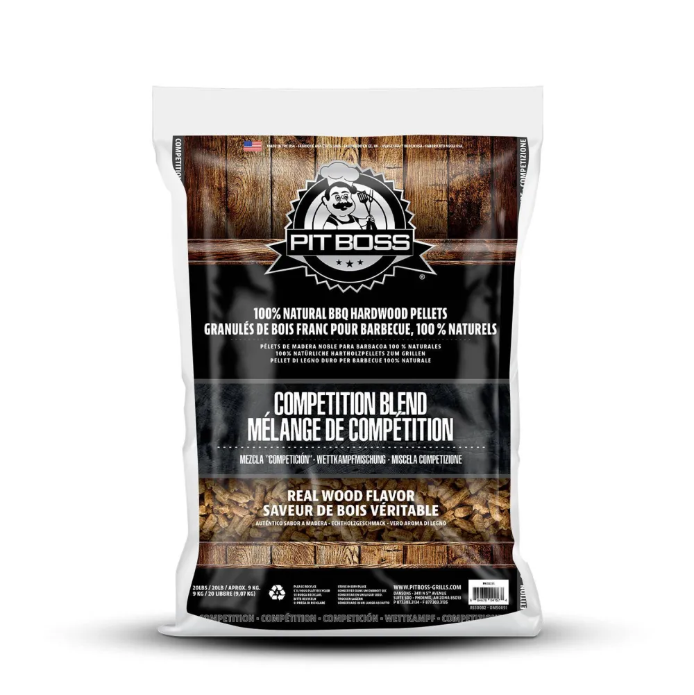 Competition Blend Hardhout Pellets (9 Kg)|Pit Boss Flash Sale