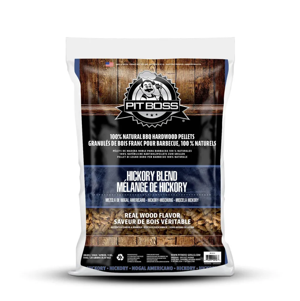 Hickory Blend Hardhout Pellets (9 Kg)|Pit Boss Hot