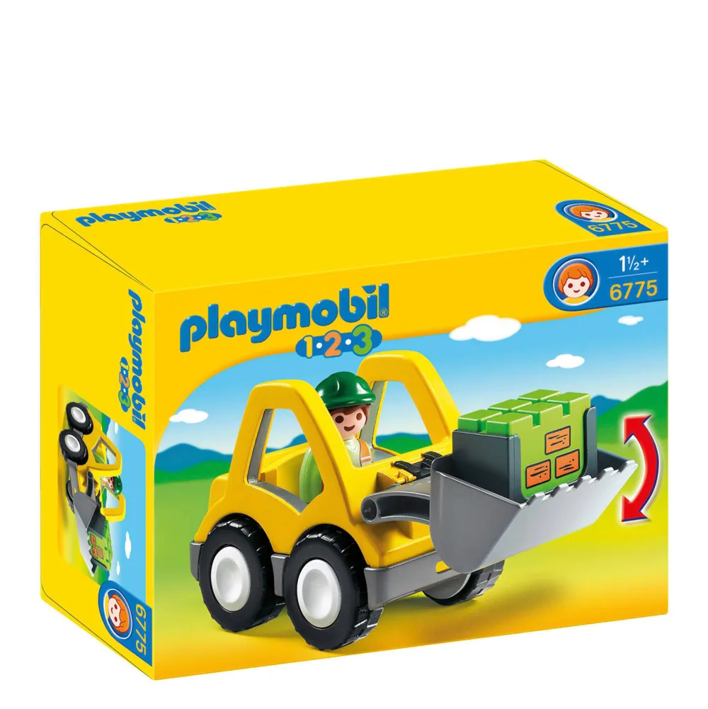 1-2-3 Graafmachine Met Werkman 6775|Playmobil New