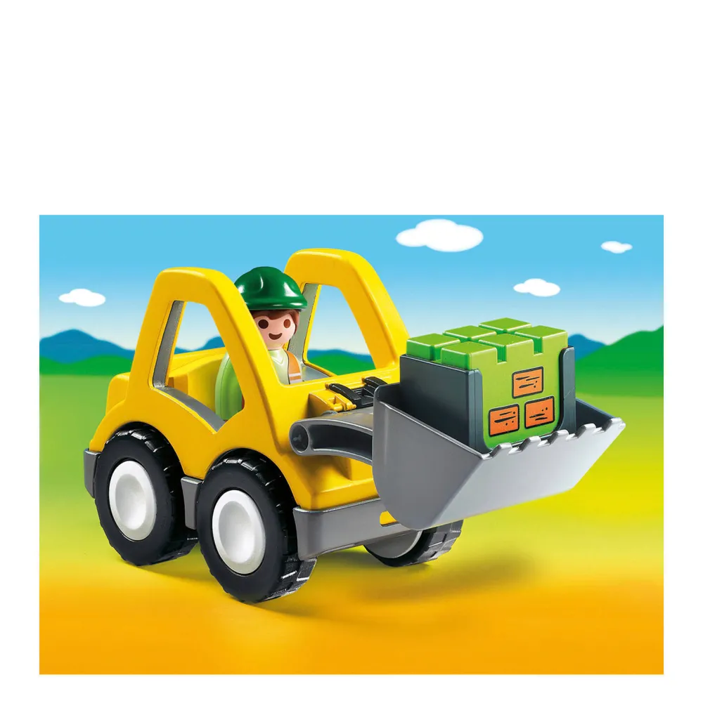 1-2-3 Graafmachine Met Werkman 6775|Playmobil New