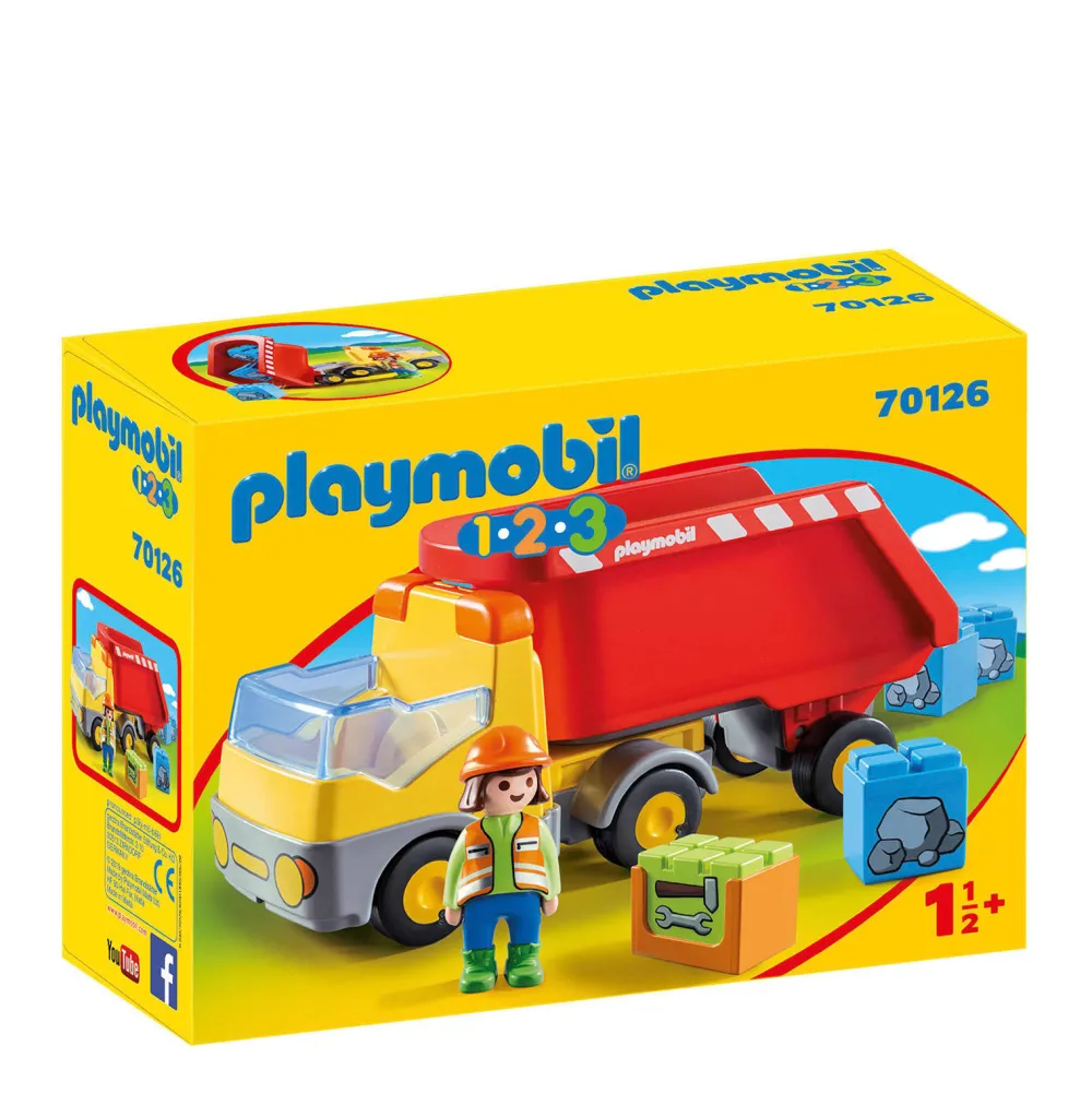 1-2-3 Kiepwagen 70126|Playmobil Sale