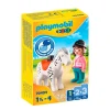 1-2-3 Ruiter Met Paard 70404|Playmobil Fashion