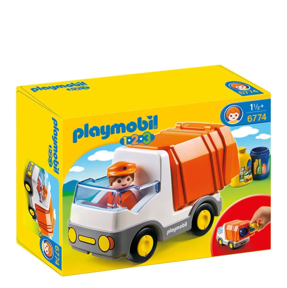 1-2-3 Vuilniswagen 6774|Playmobil New