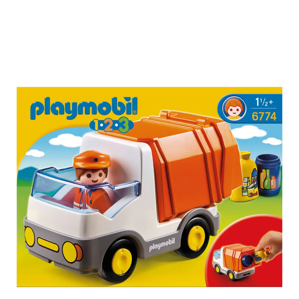 1-2-3 Vuilniswagen 6774|Playmobil New