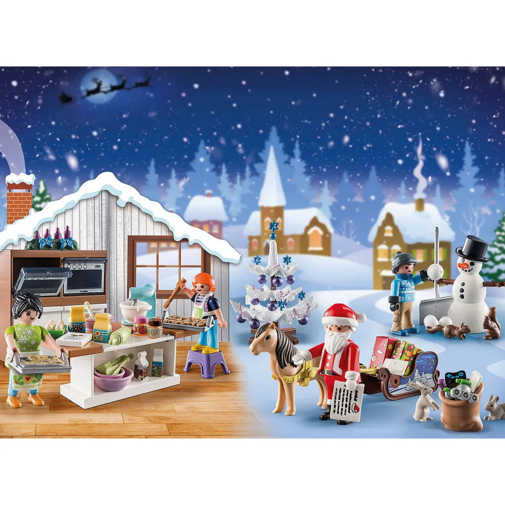 Christmas Adventskalender - Kerstkoekjes Bakken - 71088|Playmobil New
