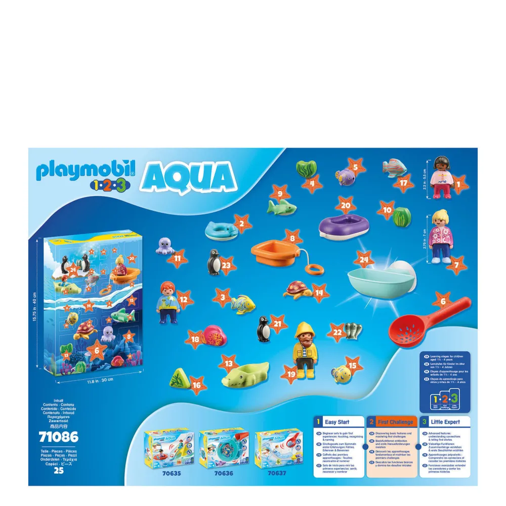 Christmas Aqua Adventskalender Badplezier - 71086|Playmobil Shop