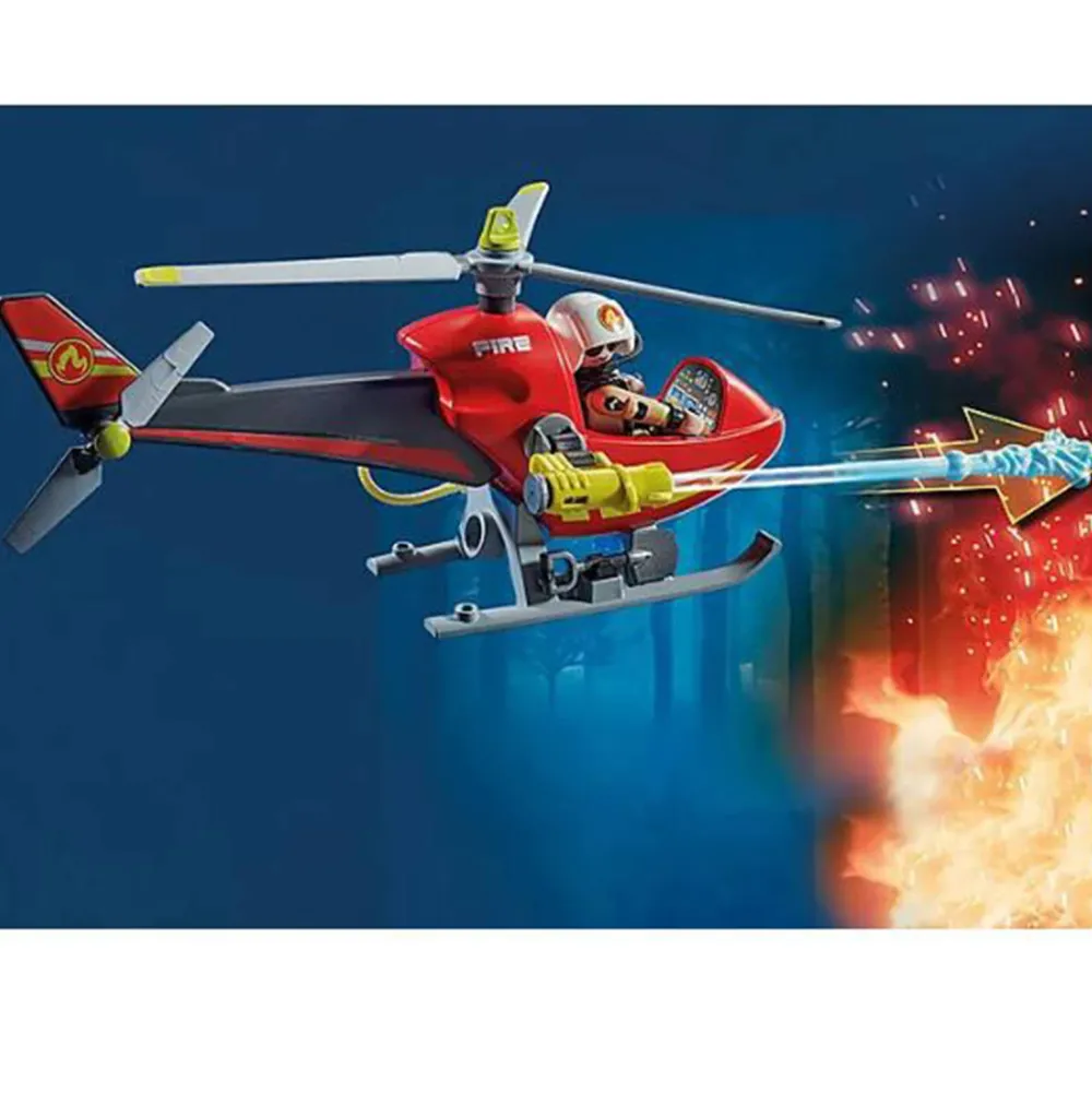 City Action Brandbestrijding Helikopter - 71195|Playmobil Store