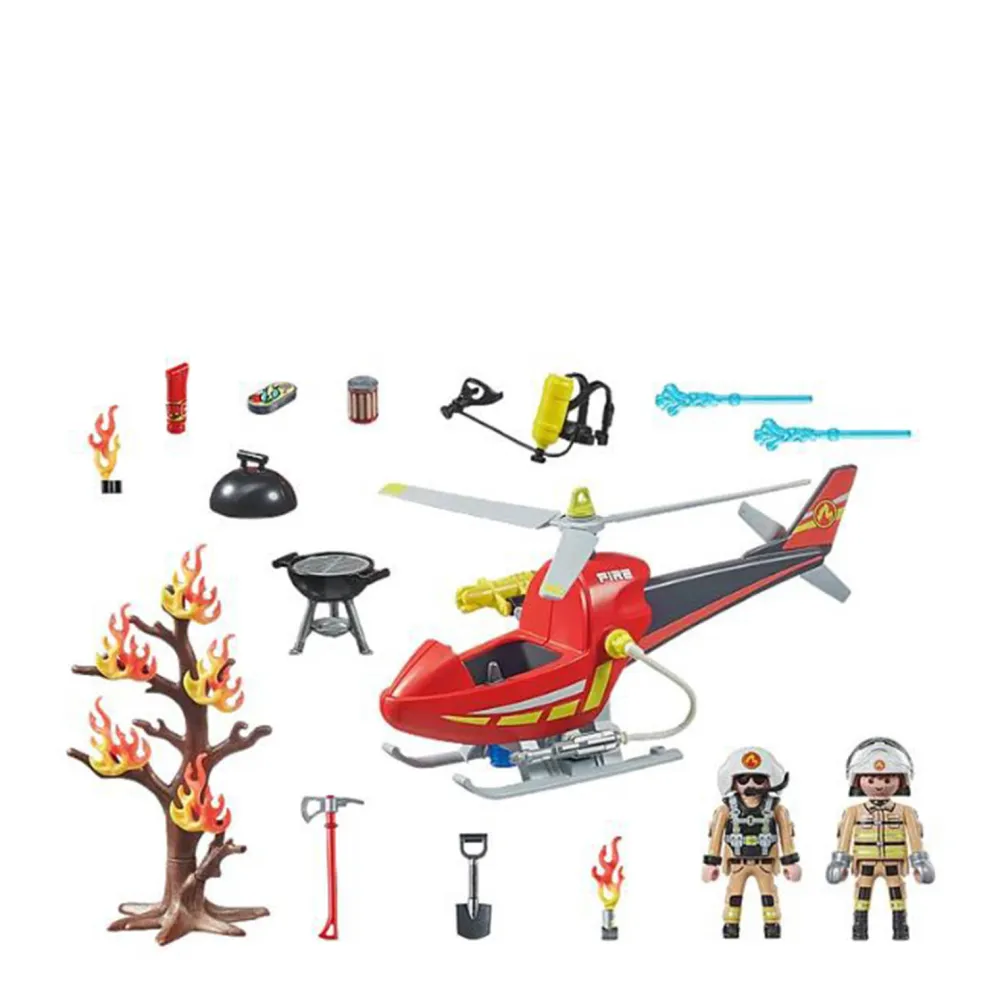 City Action Brandbestrijding Helikopter - 71195|Playmobil Store