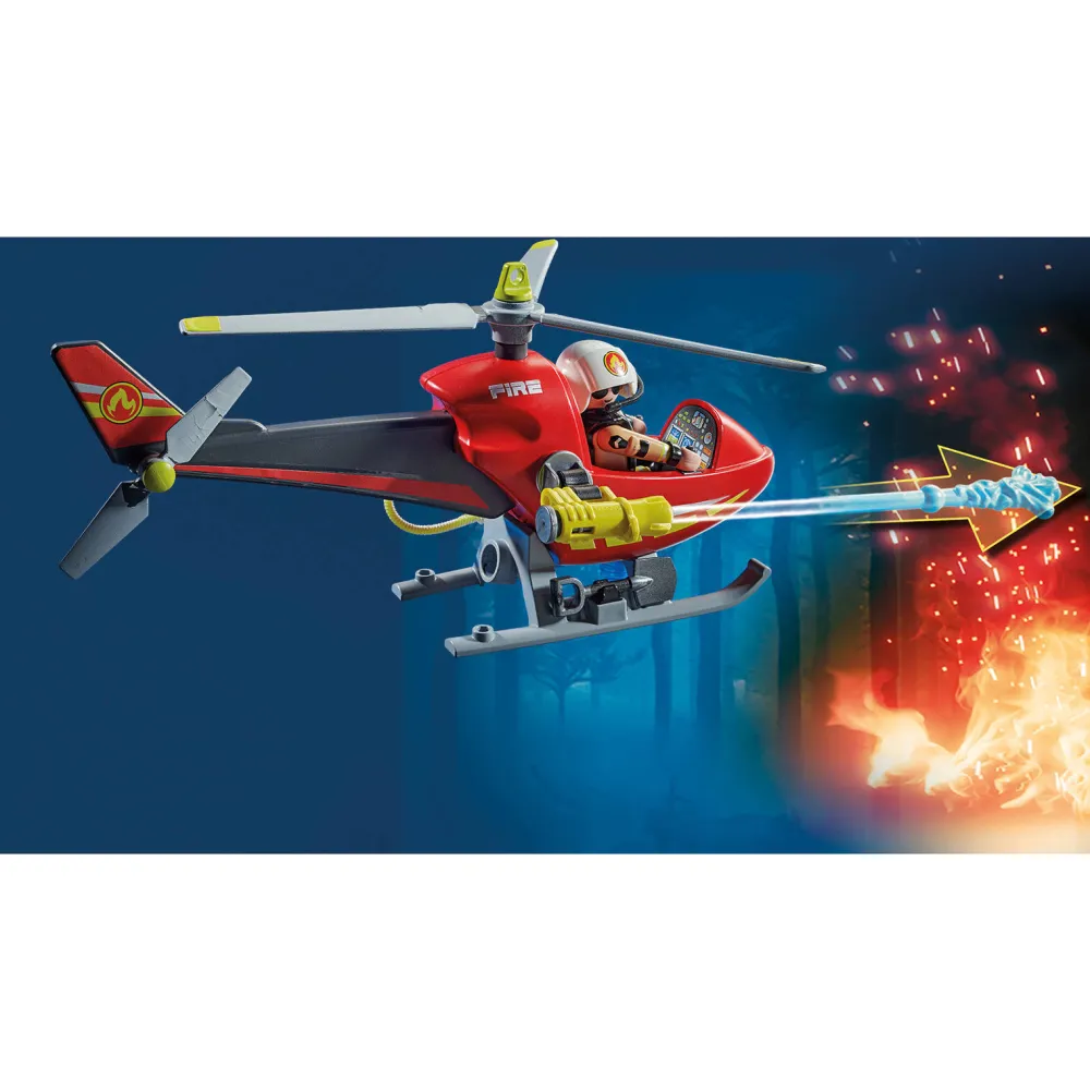 City Action Brandbestrijding Helikopter - 71195|Playmobil Store