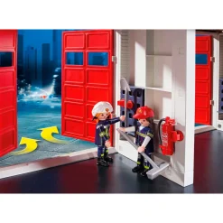 City Action Grote Brandweerkazerne Met Helicopter|Playmobil Cheap