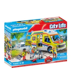 City Life Ambulance Met Licht En Geluid - 71202|Playmobil Cheap
