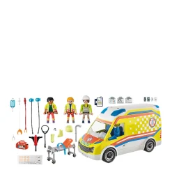 City Life Ambulance Met Licht En Geluid - 71202|Playmobil Cheap