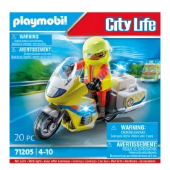 City Life Noodmotorfiets Met Zwaailicht - 71205|Playmobil Cheap