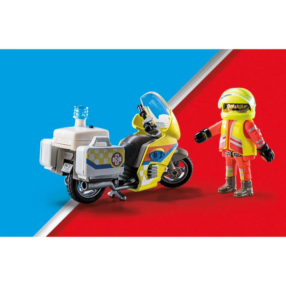 City Life Noodmotorfiets Met Zwaailicht - 71205|Playmobil Cheap