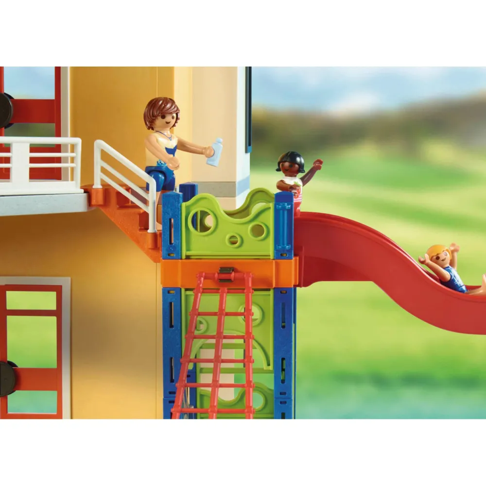 City Life Zwembadfeest Met Glijbaan 70987|Playmobil Clearance