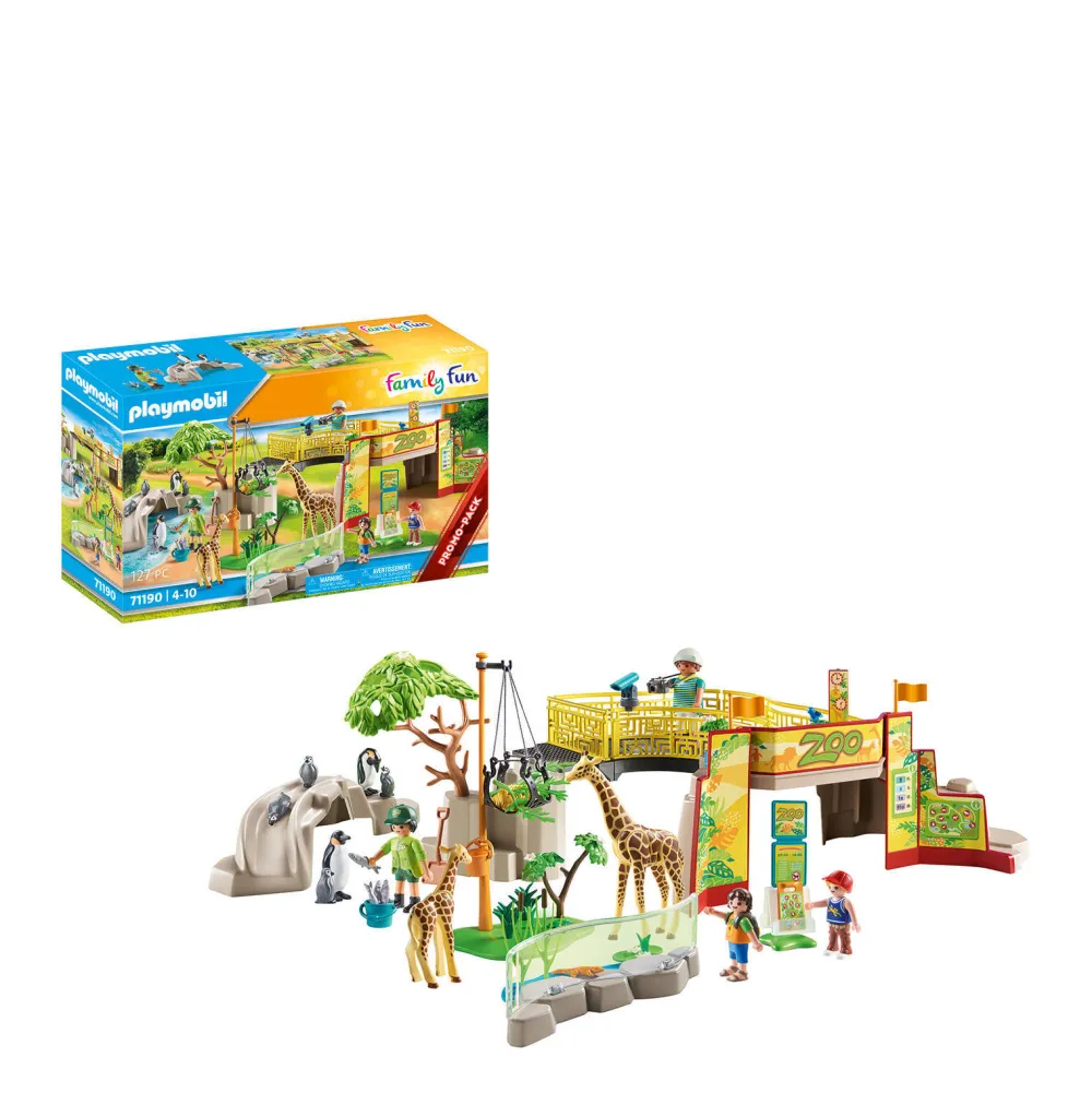 Family Fun Avontuurlijke Dierentuin - 71190|Playmobil Discount