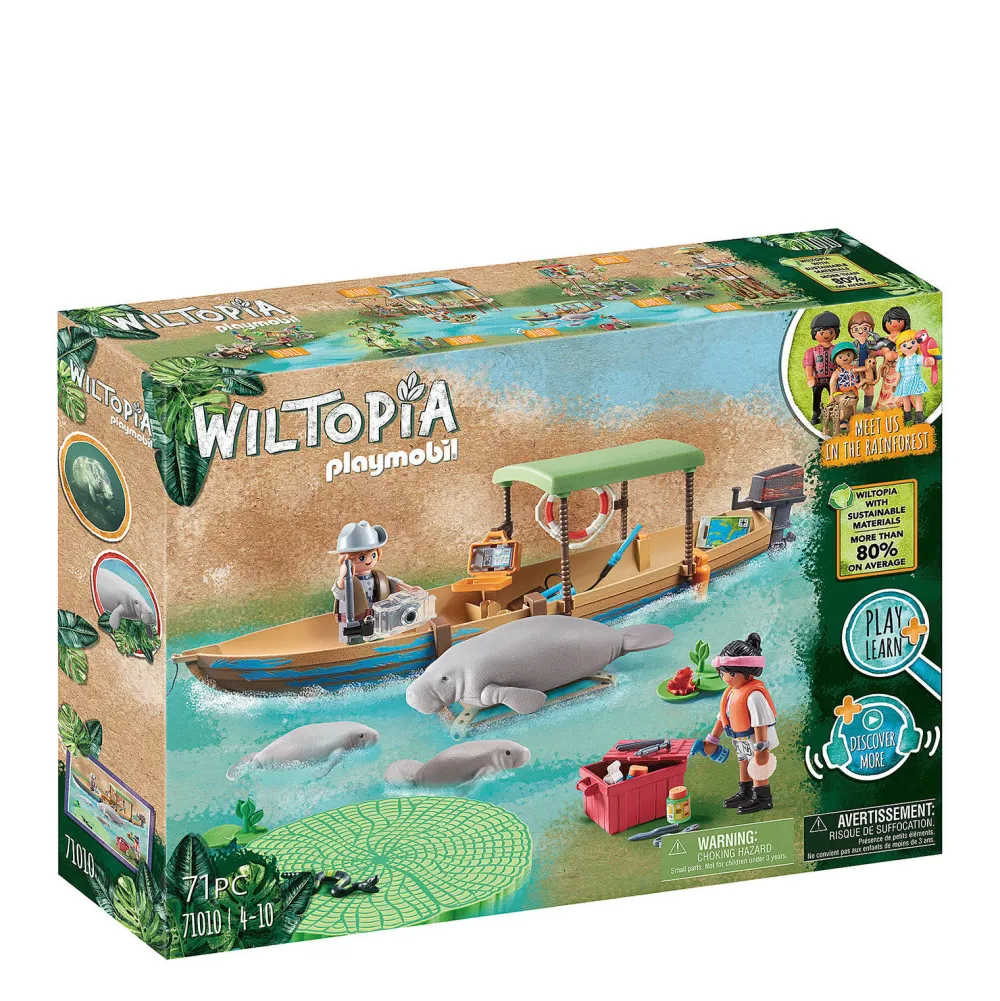 Wiltopia Boottocht Naar De Zeekoeien - 71010|Playmobil Discount