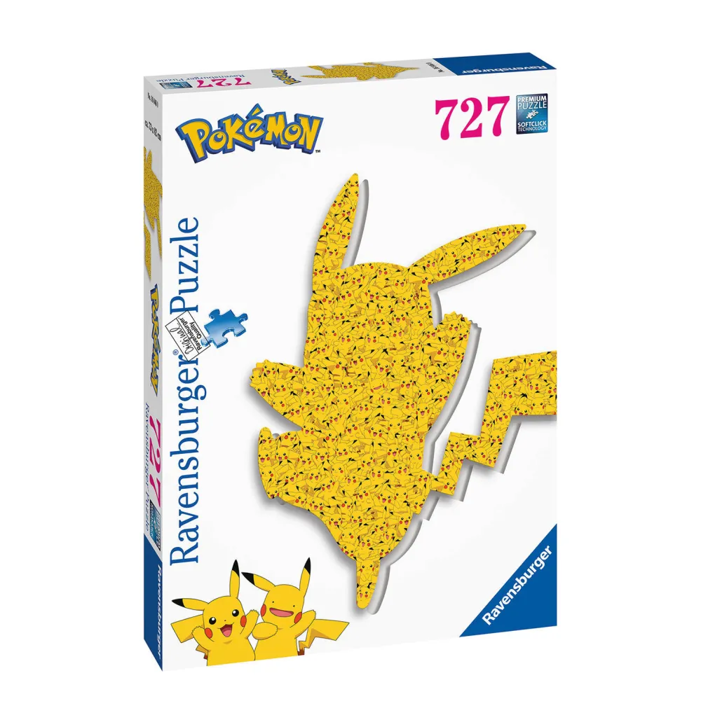 Shaped Pikachu Legpuzzel 727 Stukjes|Pokemon Sale