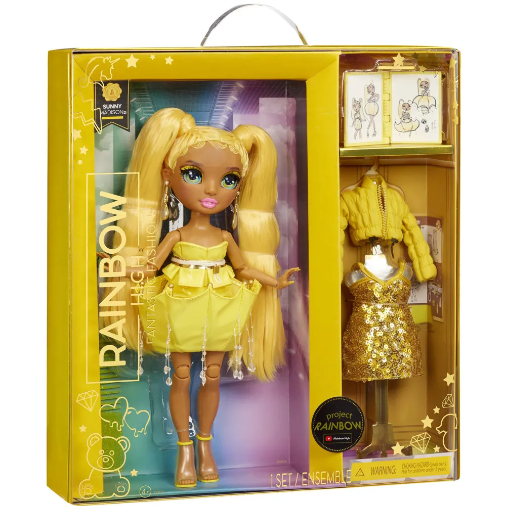 Fantastic Fashion Sunny Madison - Gele Pop|Rainbow High Discount