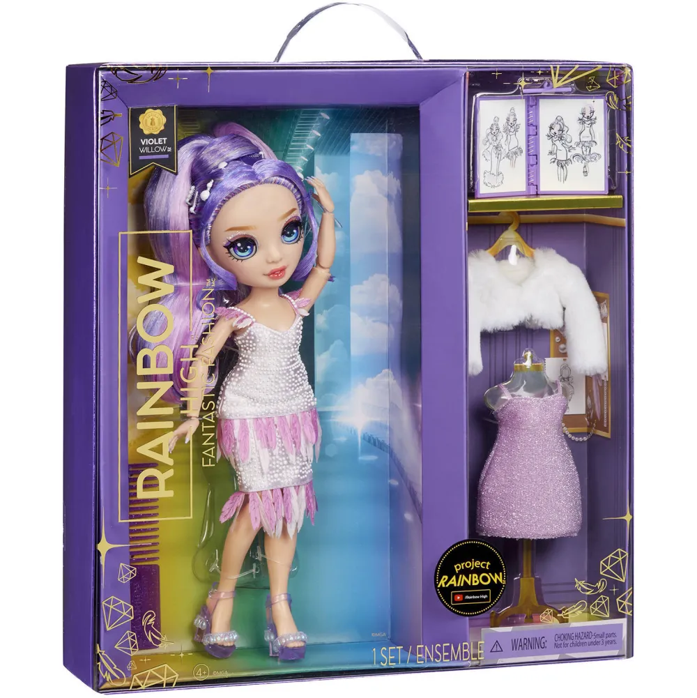 Fantastic Fashion Violet Willow - Paarse Pop|Rainbow High Cheap