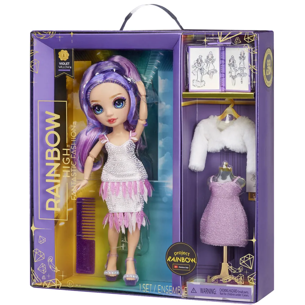 Fantastic Fashion Violet Willow - Paarse Pop|Rainbow High Cheap