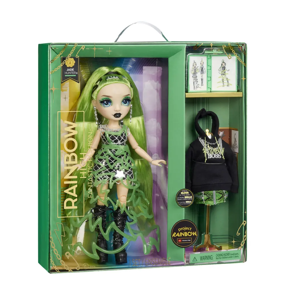Fantastic Fashion Jade Hunter - Groene Pop|Rainbow High Best