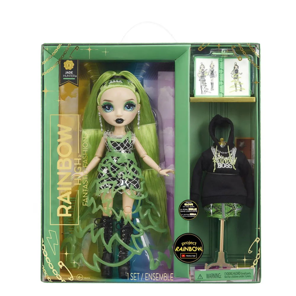 Fantastic Fashion Jade Hunter - Groene Pop|Rainbow High Best