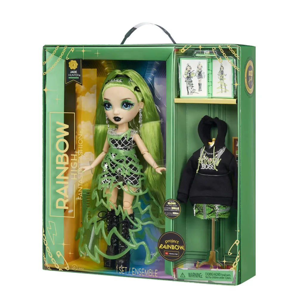 Fantastic Fashion Jade Hunter - Groene Pop|Rainbow High Best
