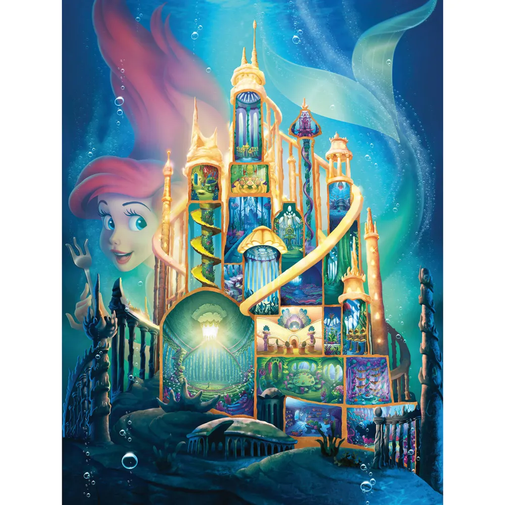Disney Castles Ariel Legpuzzel 1000 Stukjes|Ravensburger Online