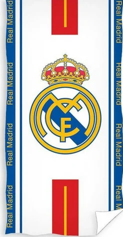 Clearance Real Madrid Kinderstrandlaken (70X140 Cm) Wit