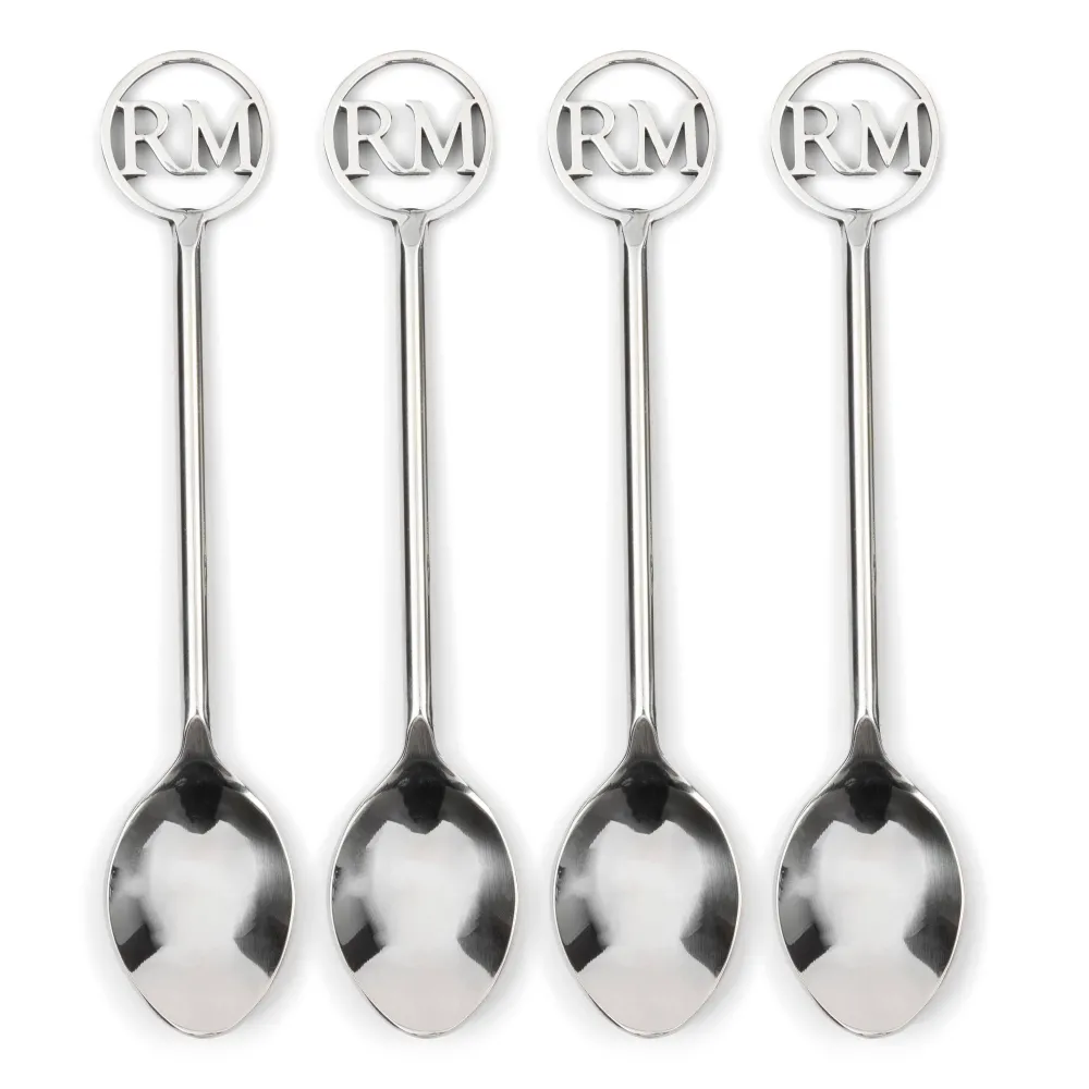 Outlet Riviera Maison Rm Monogram Koffielepel (Set Van 4)