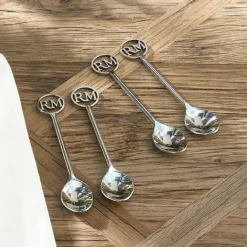 Outlet Riviera Maison Rm Monogram Koffielepel (Set Van 4)
