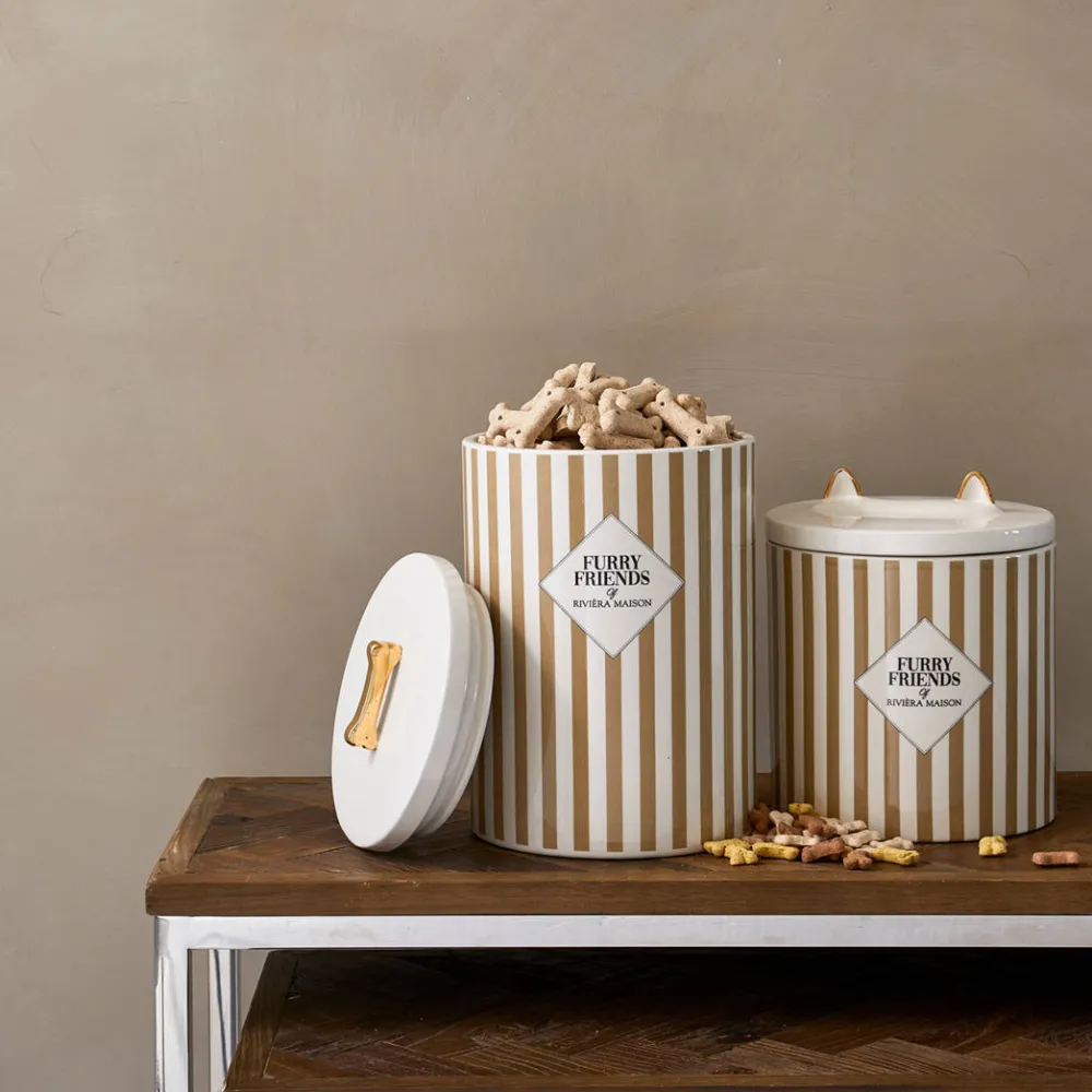 Store Riviera Maison Voorraadpot - Furry Friends Dog Food Storage Jar (17,5X28 Cm)