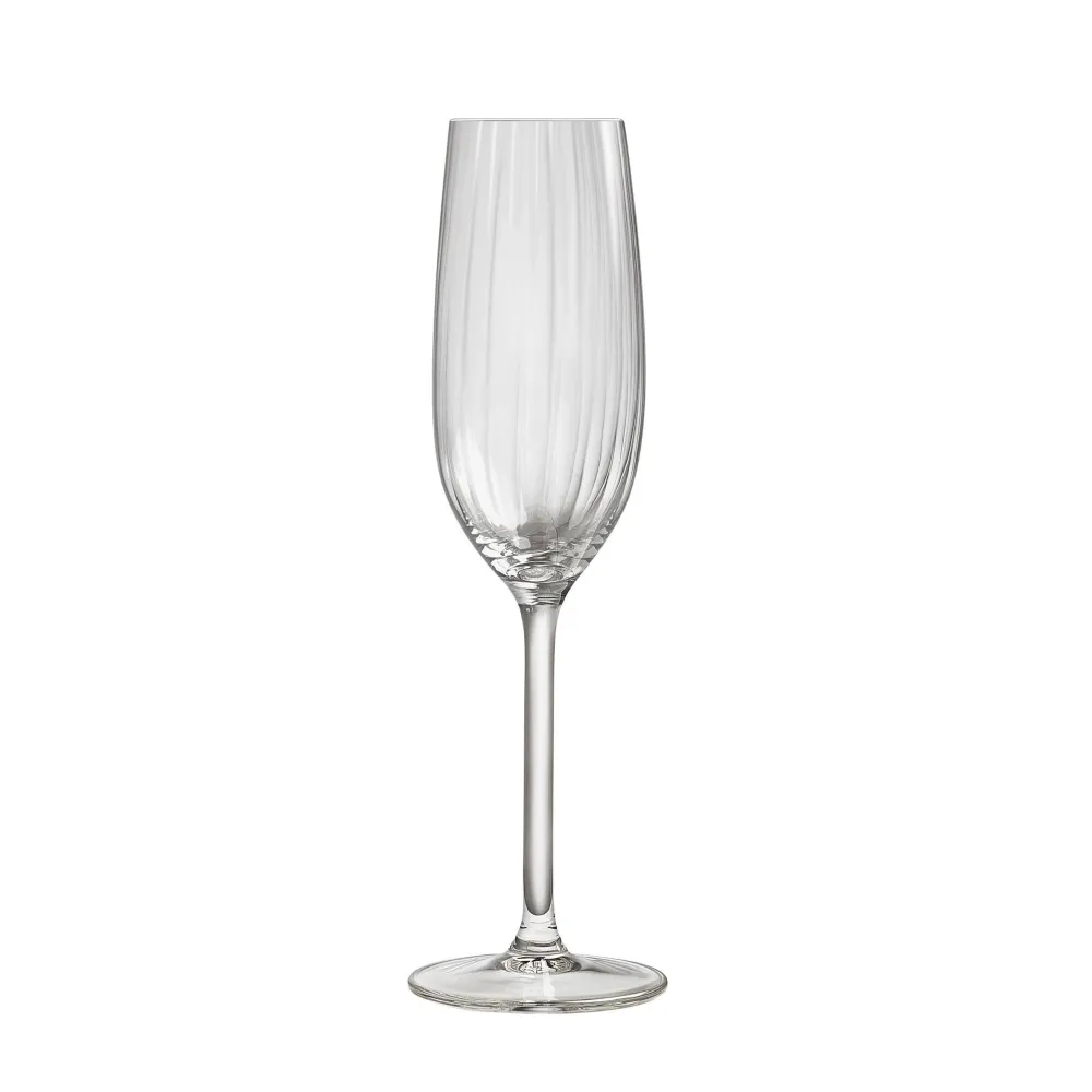 Store Royal Leerdam Champagneglas Plisse (Set Van 4)