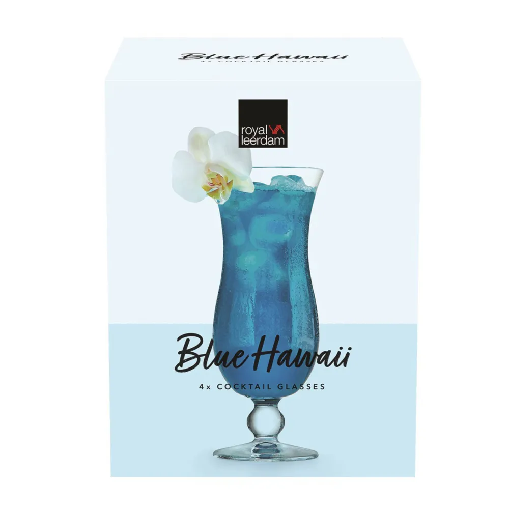 Sale Royal Leerdam Cocktailglas Blue Hawaii (Set Van 4)