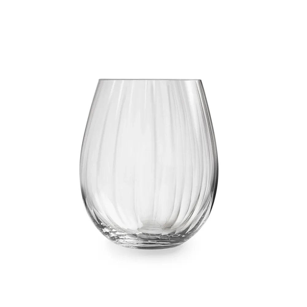 Hot Royal Leerdam Waterglas Plisse (Set Van 4)