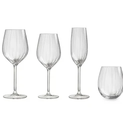 Hot Royal Leerdam Waterglas Plisse (Set Van 4)