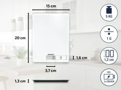 Outlet Soehnle Page Compact Keukenweegschaal