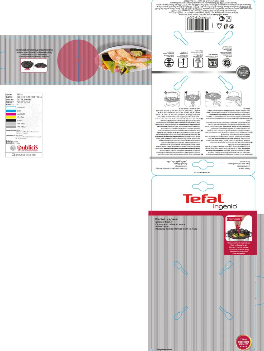 Store Tefal Stoommandje Ingenio Kitchentools