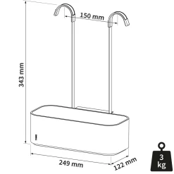 Best Tiger Ophangbaar Douchemandje 2-Store (34,3X24,9X12,2 Cm)